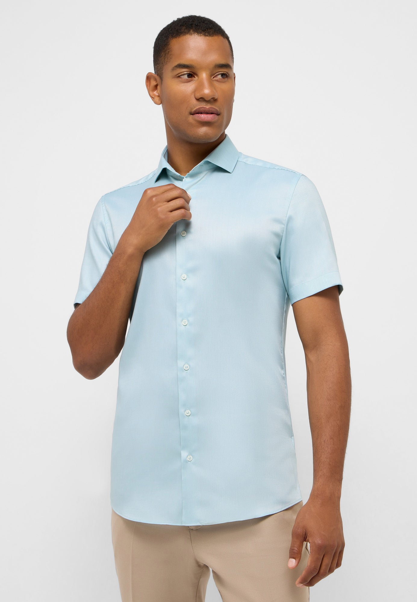Eterna Hemden  blau