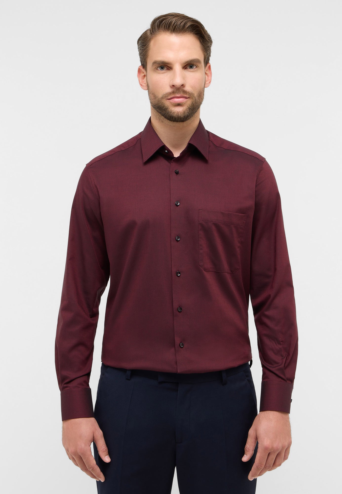 Eterna Hemden  bordeaux