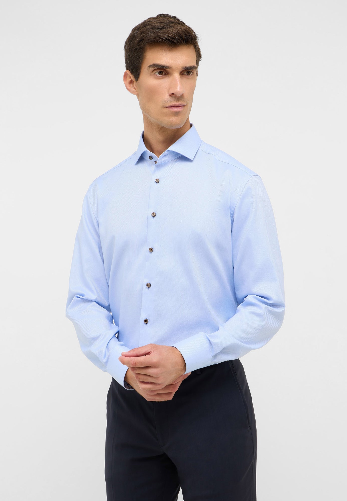 Eterna Hemden  hellblau