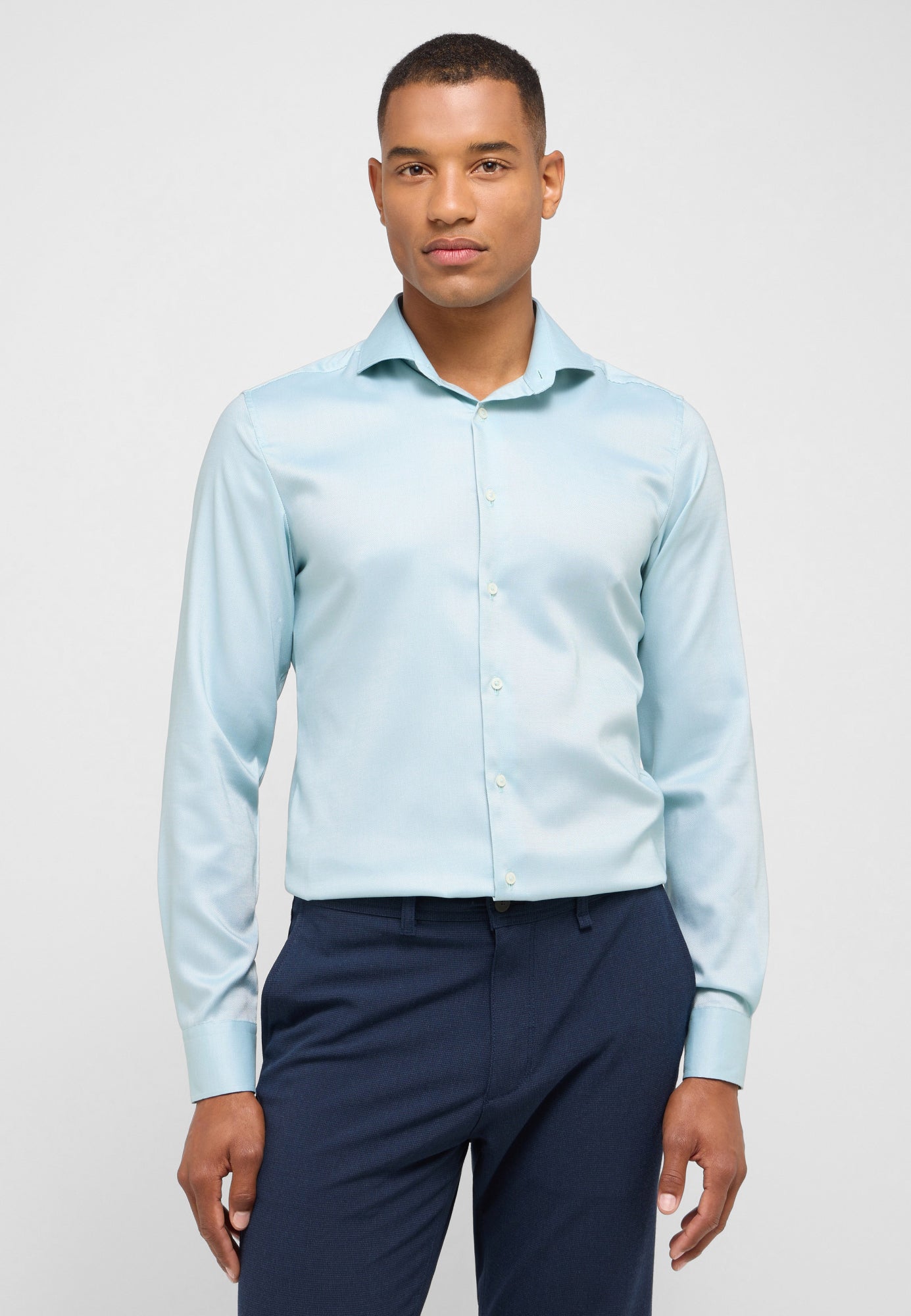 Eterna Hemden  hellblau