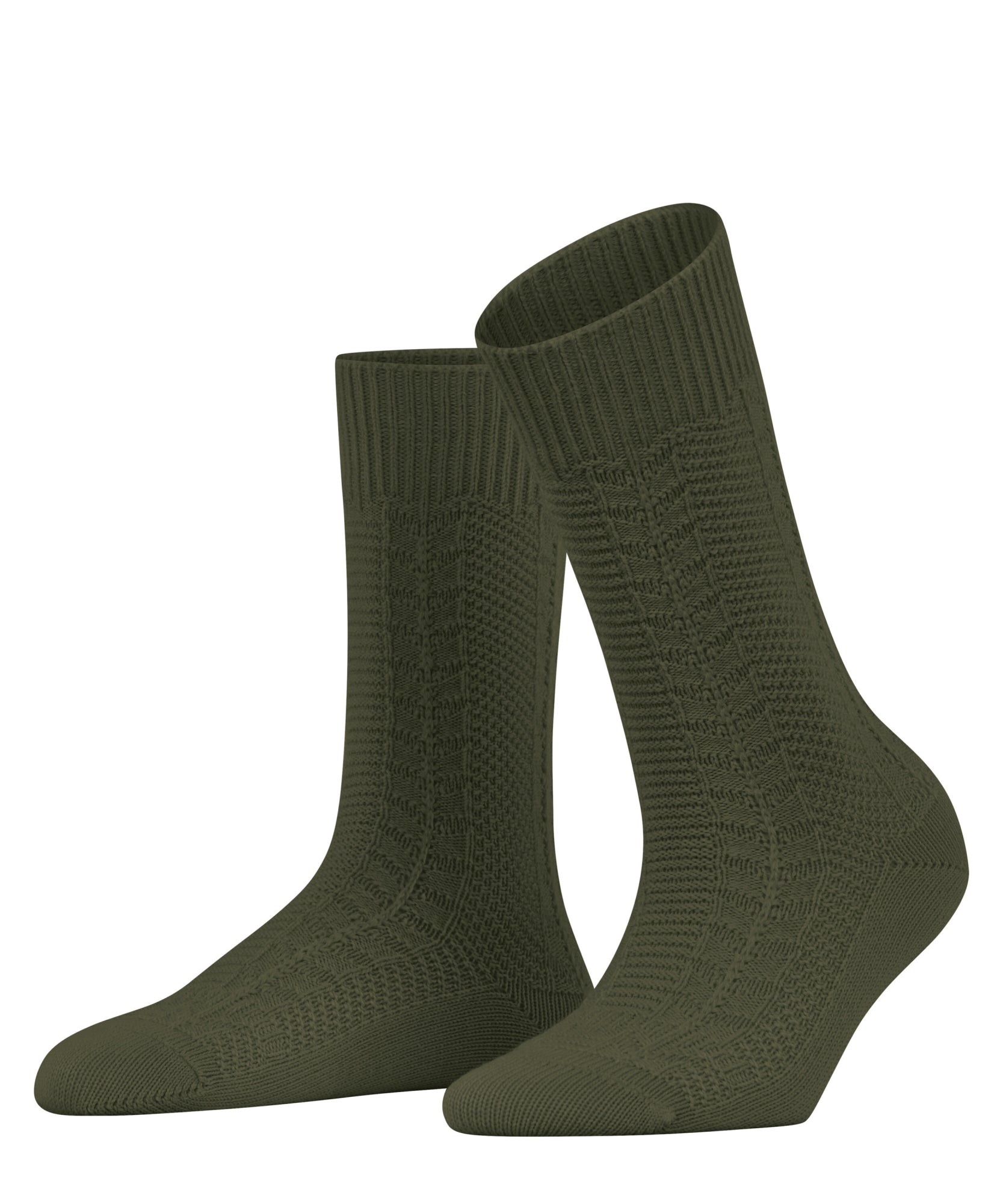 Falke Socken  dunkelgrün