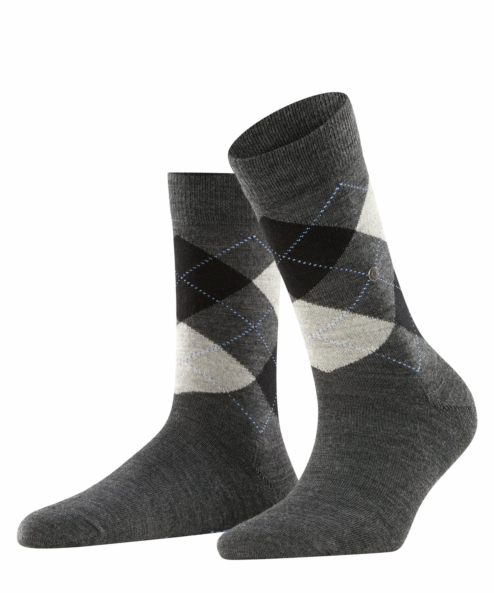 Falke Burlington Socken  dunkelgrau