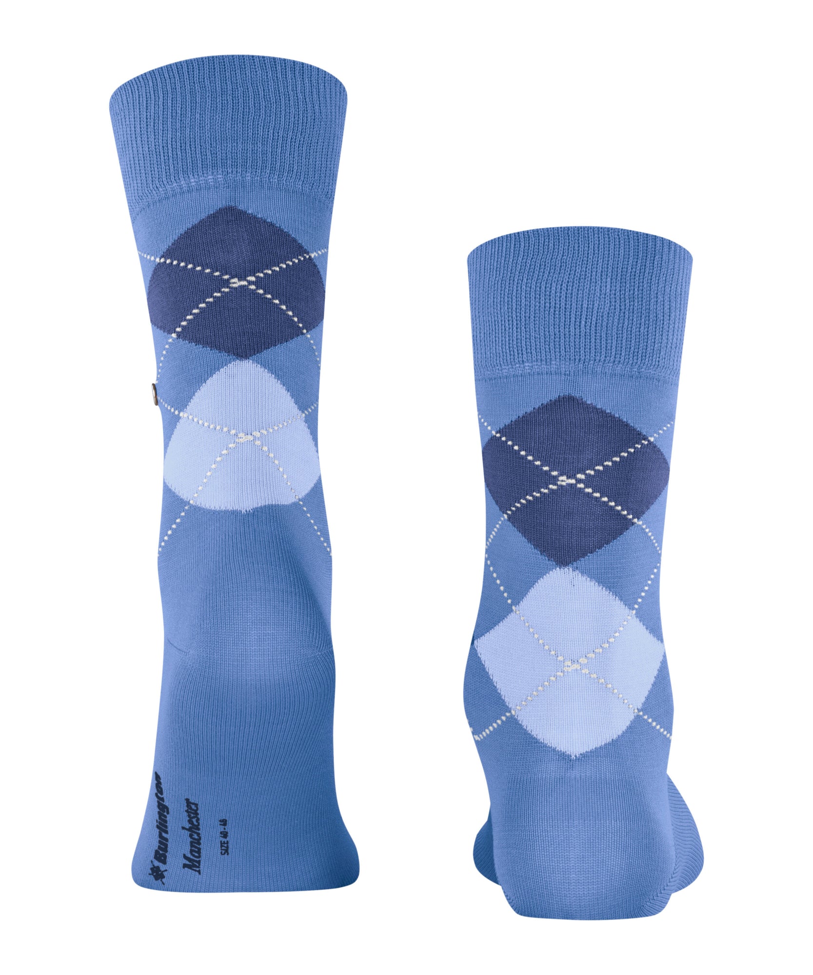 Falke Burlington Socken  blau