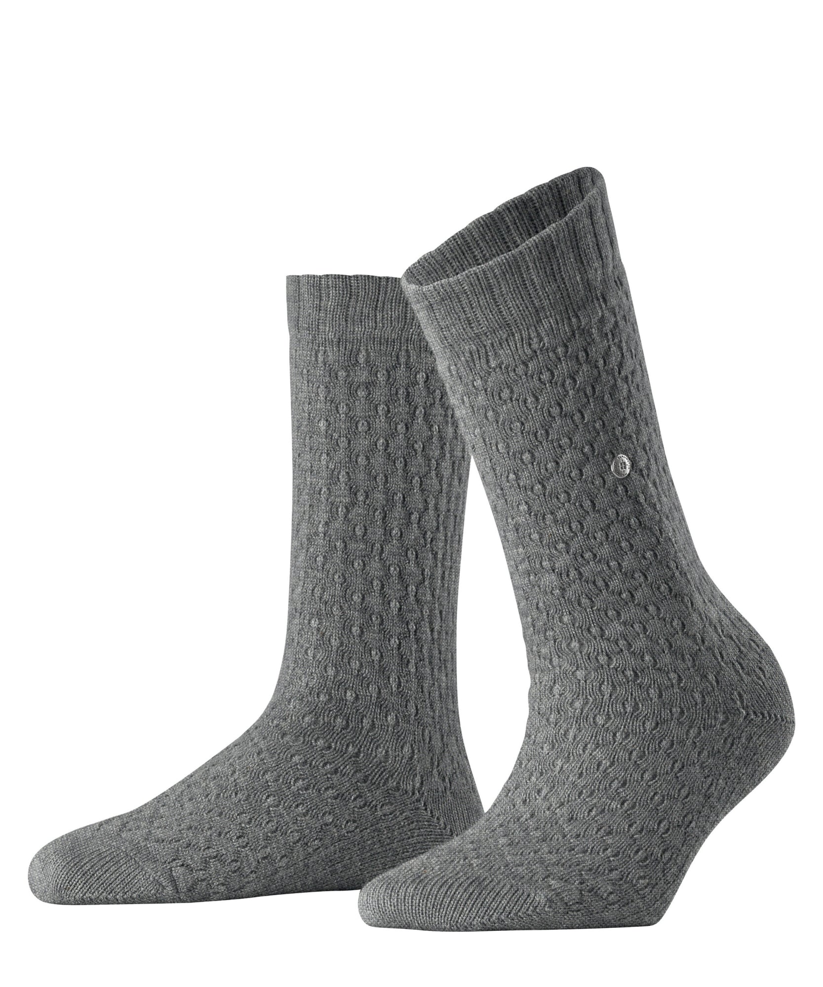 Falke Burlington Socken  hellgrau