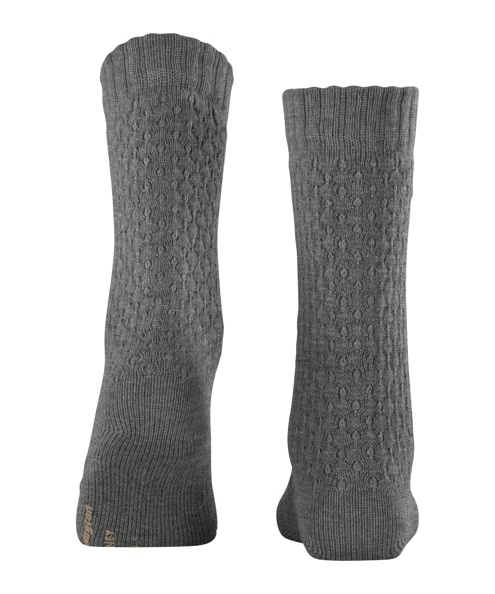 Falke Burlington Socken  hellgrau