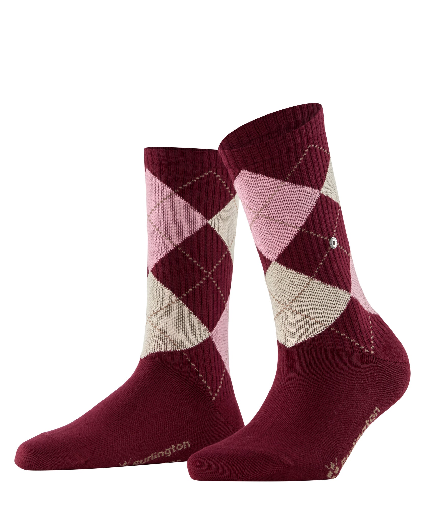 Falke Burlington Socken  rot