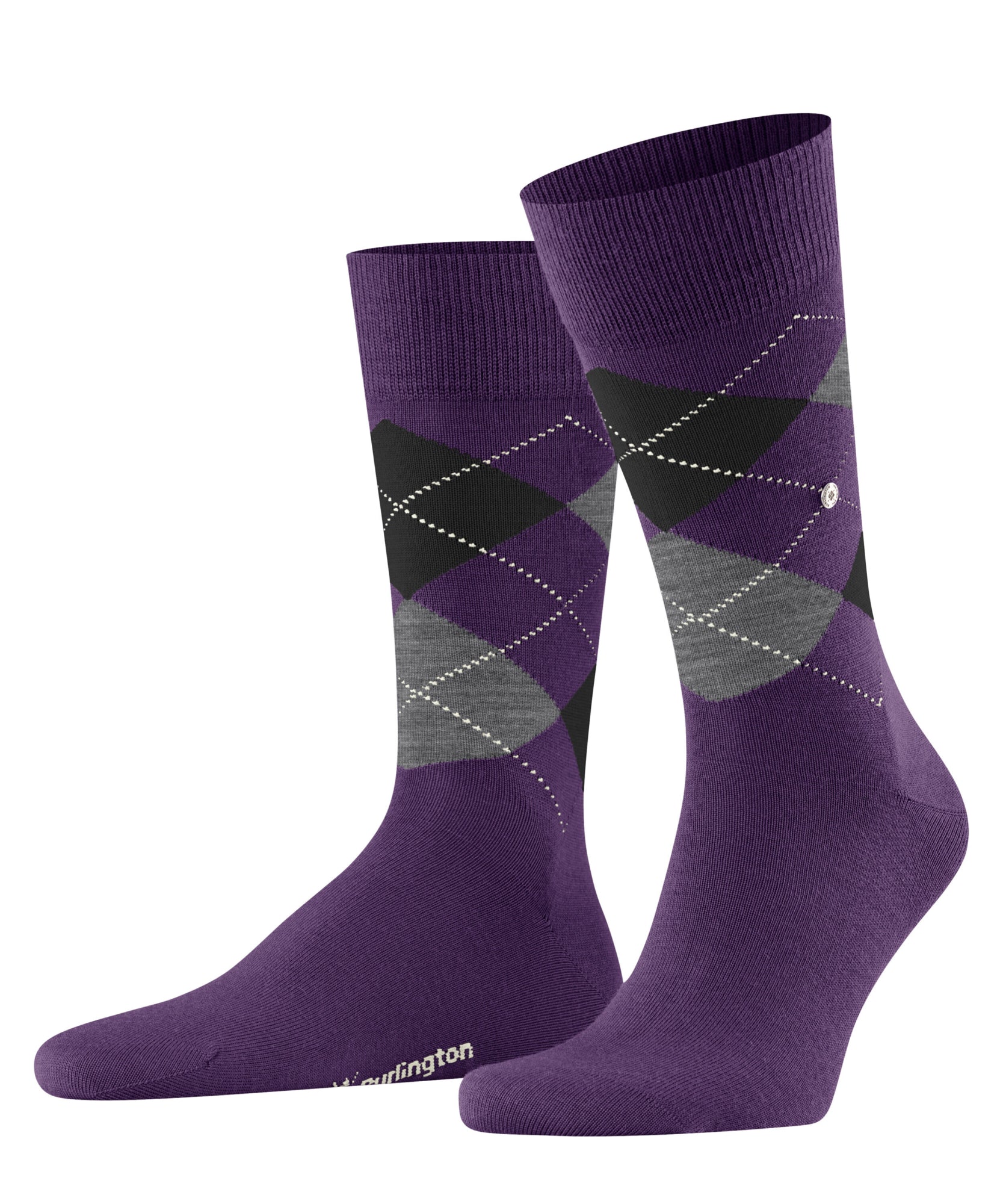 Falke Burlington Socken  lila