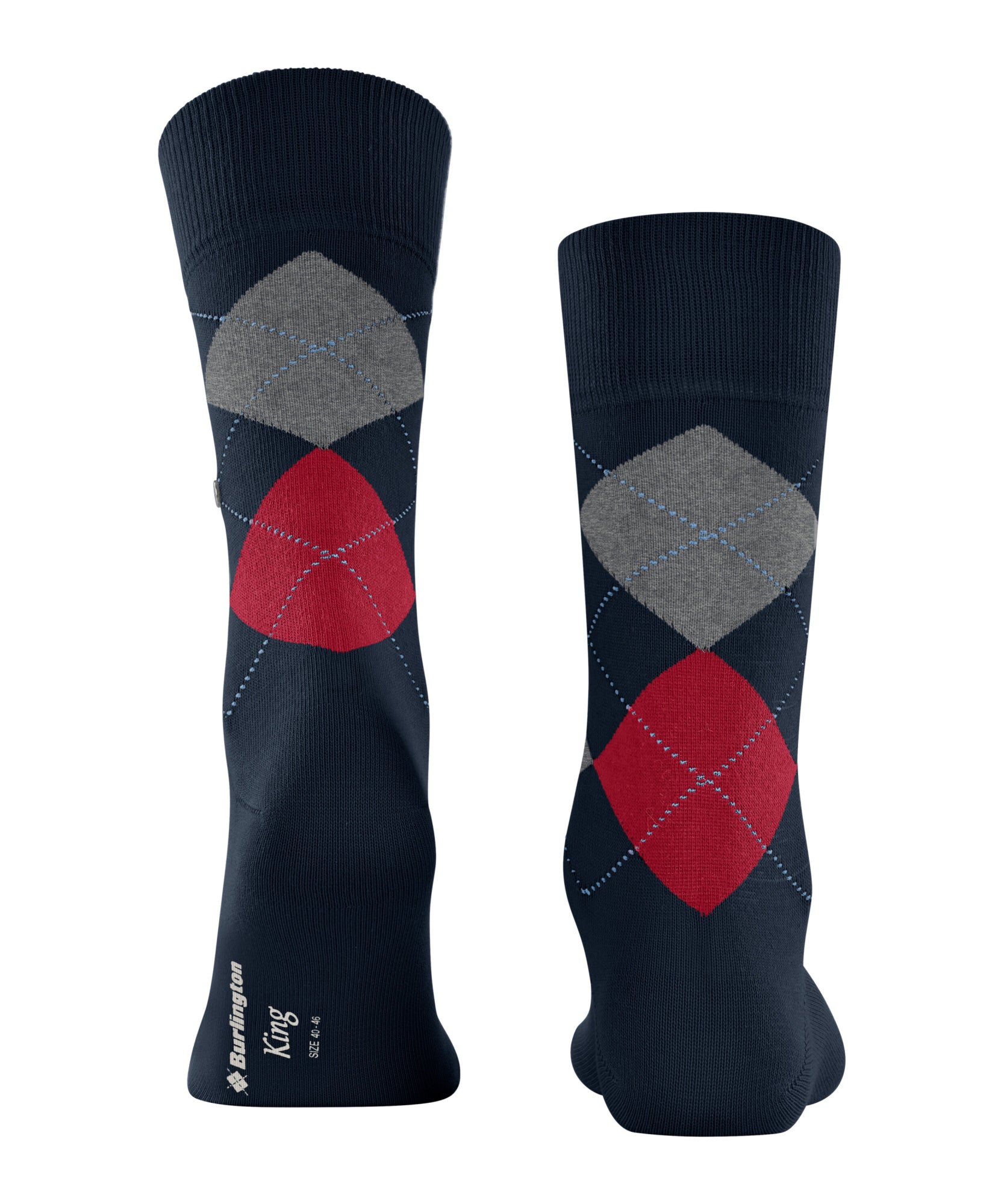 Falke Burlington Socken  marine