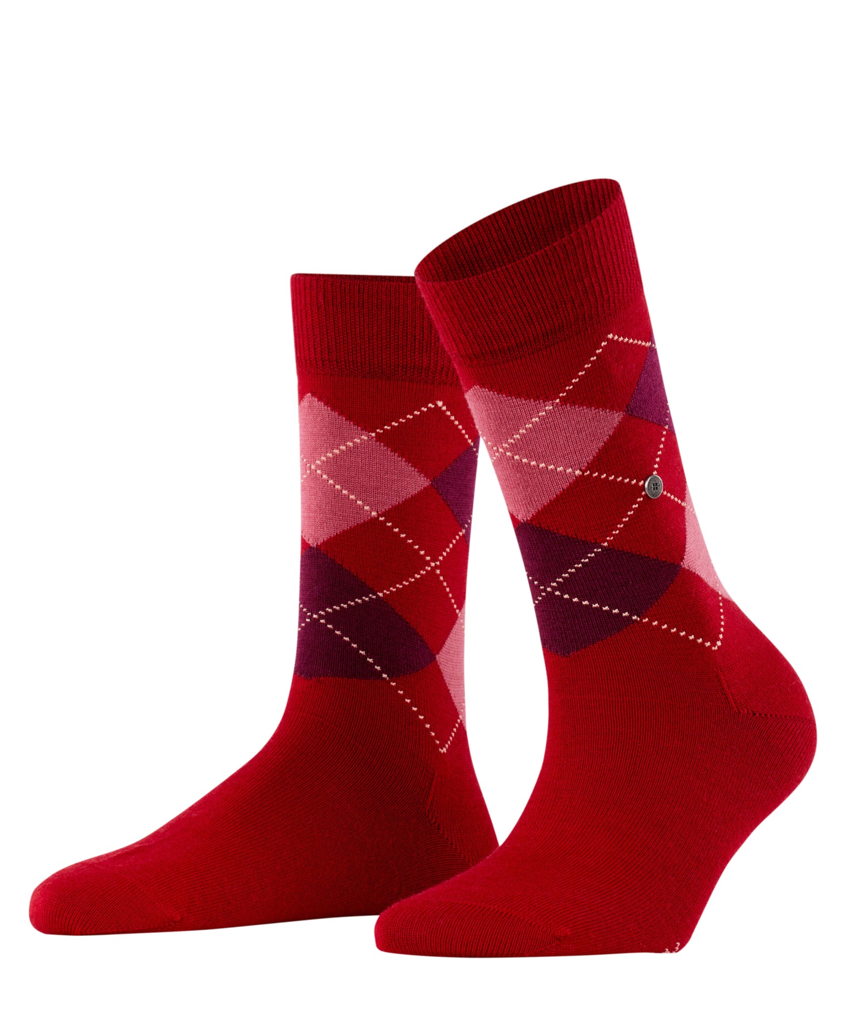 Falke Burlington Socken  rot