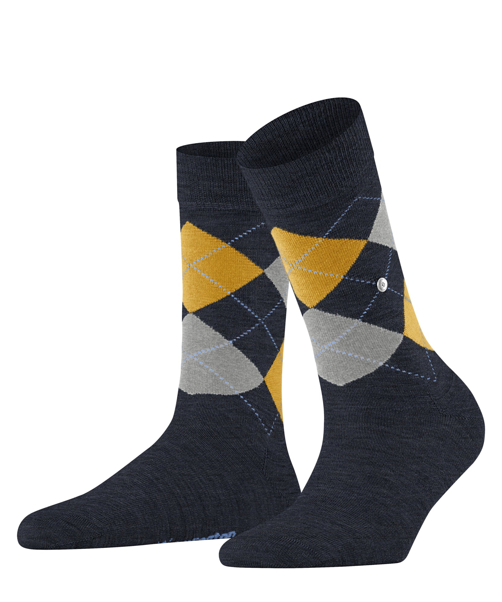 Falke Burlington Socken  dunkelblau