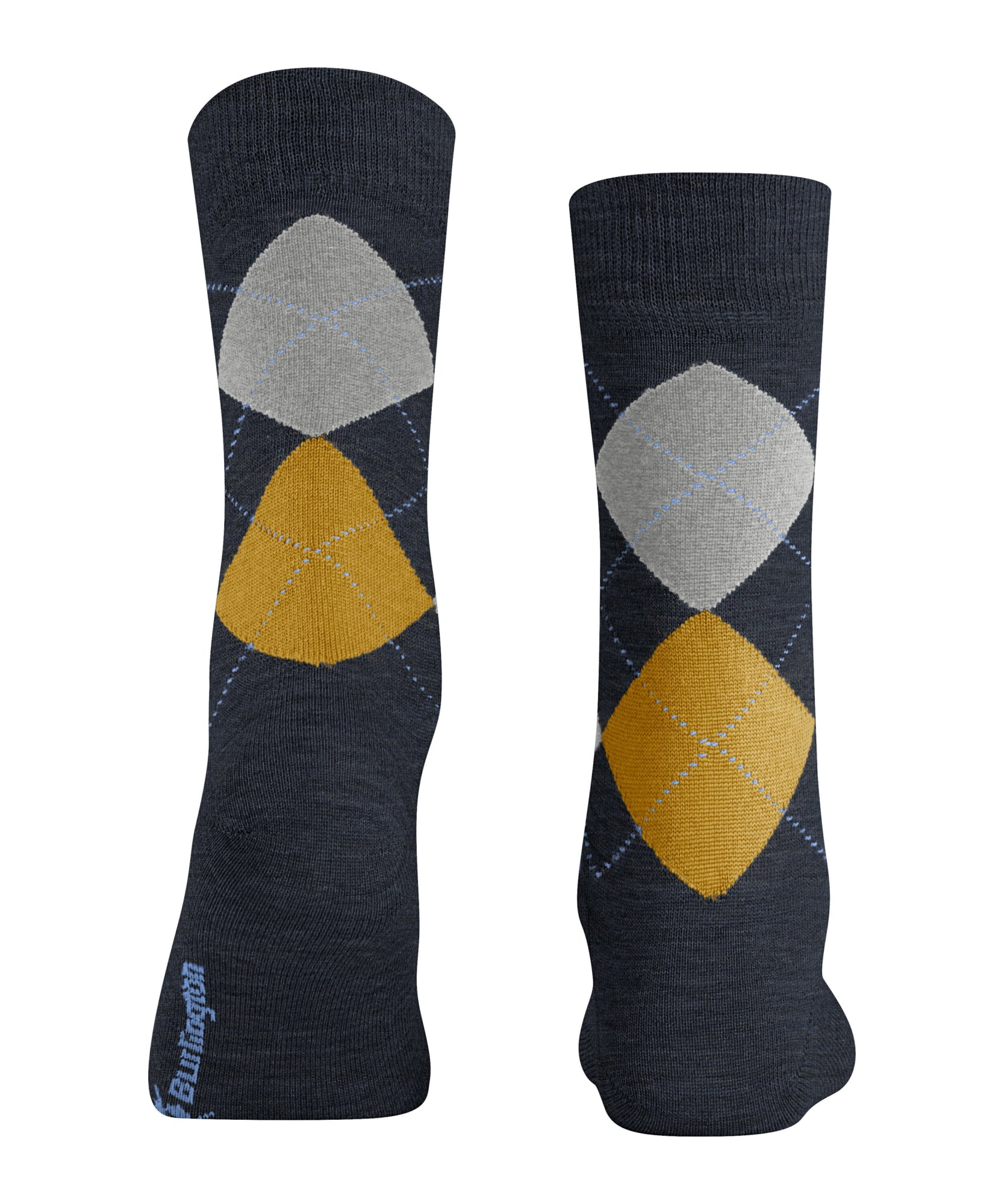 Falke Burlington Socken  dunkelblau