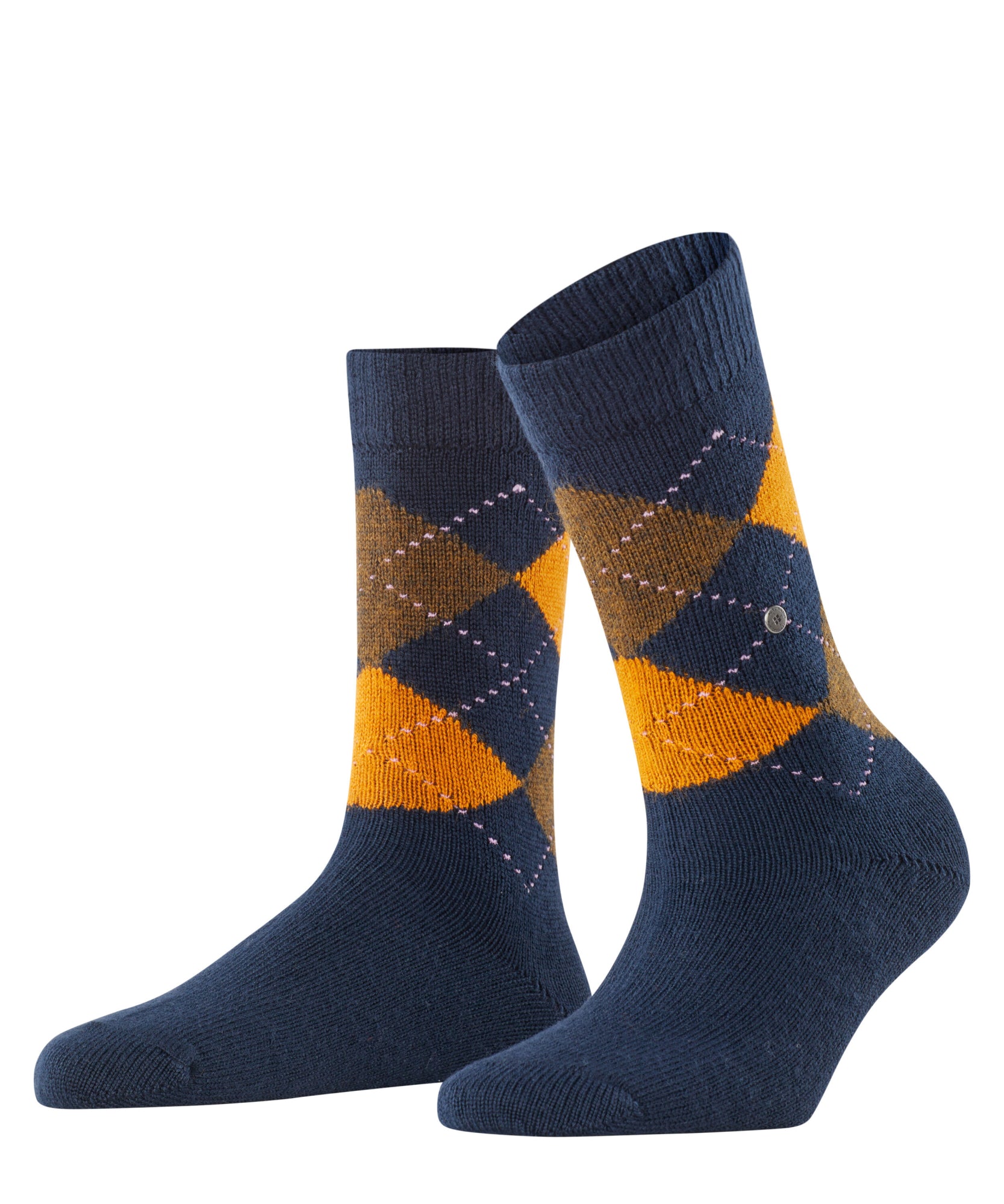 Falke Burlington Socken  dunkelblau