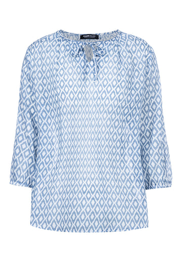 Bluse mit Bindeband