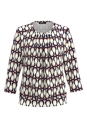 Blusenshirt mit Faltenpartie