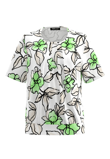 Blusenshirt mit zarter Falte