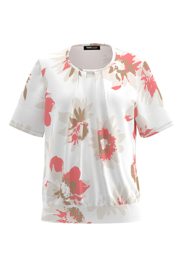 Blusenshirt mit zarter Falte