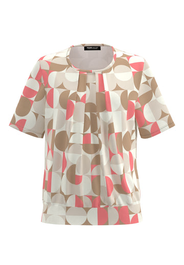 Blusenshirt mit zarter Falte