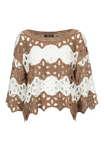 Crochet-Feinstrick-Shirt