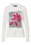Frank Walder Langarmshirts  weiß