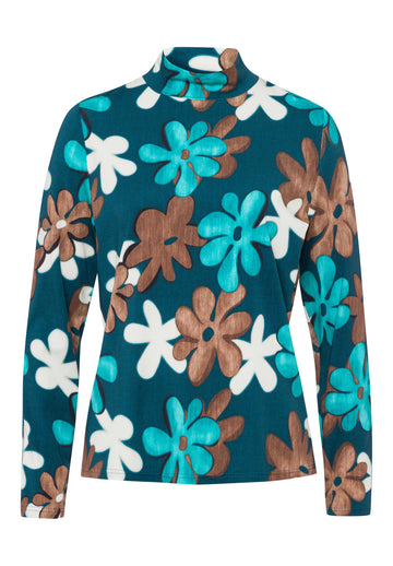 Langarmshirt mit Rollkragen