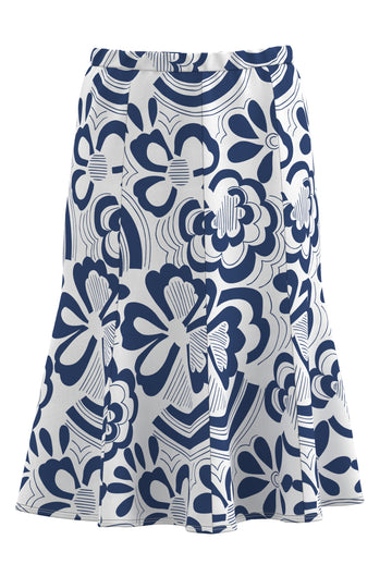 Midirock ELEMENTS mit floralem Print
