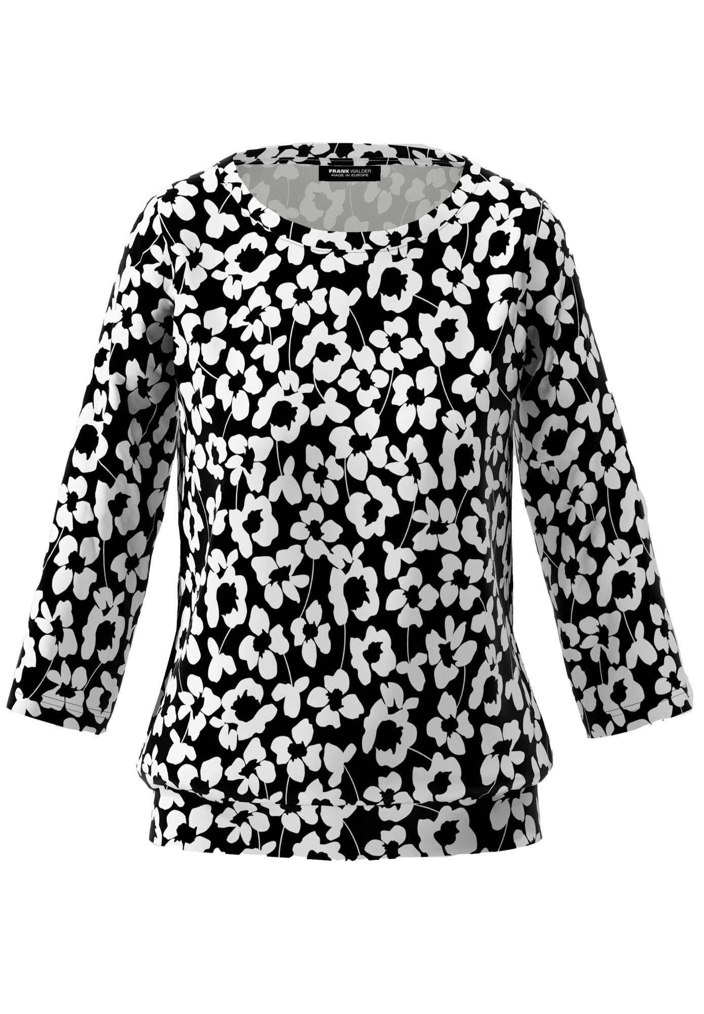 Frank Walder 3/4-Shirts  schwarz