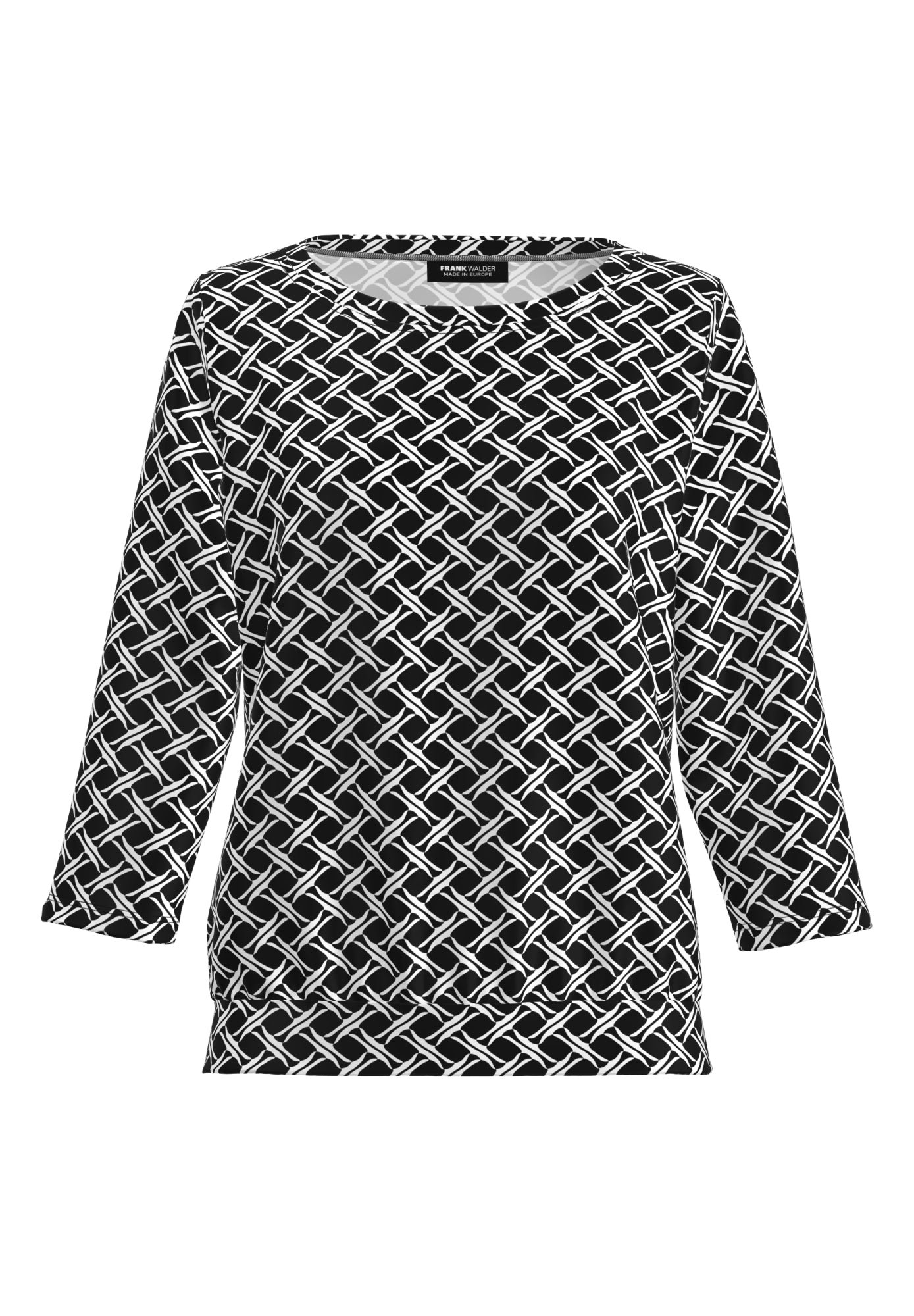 Frank Walder 3/4-Shirts  schwarz
