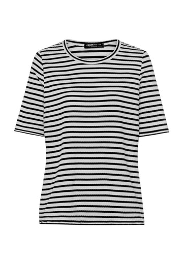 Shirt in gerippter Optik