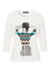 Frank Walder 3/4-Shirts  weiß