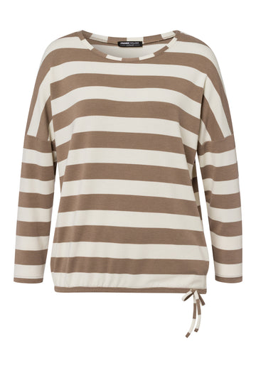 Shirt mit Streifen-Dessin