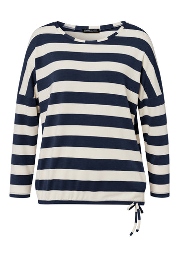 Shirt mit Streifen-Dessin