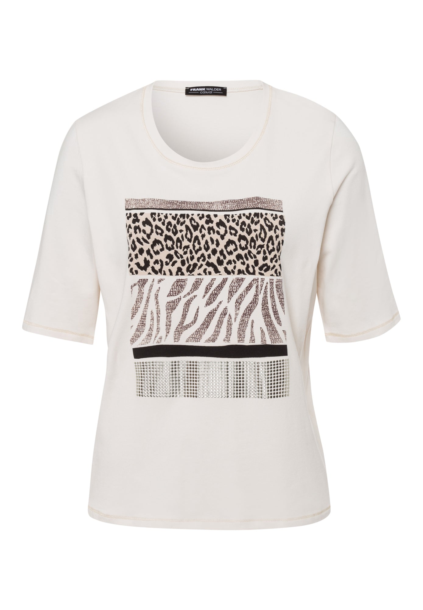 Frank Walder T-Shirts  weiß