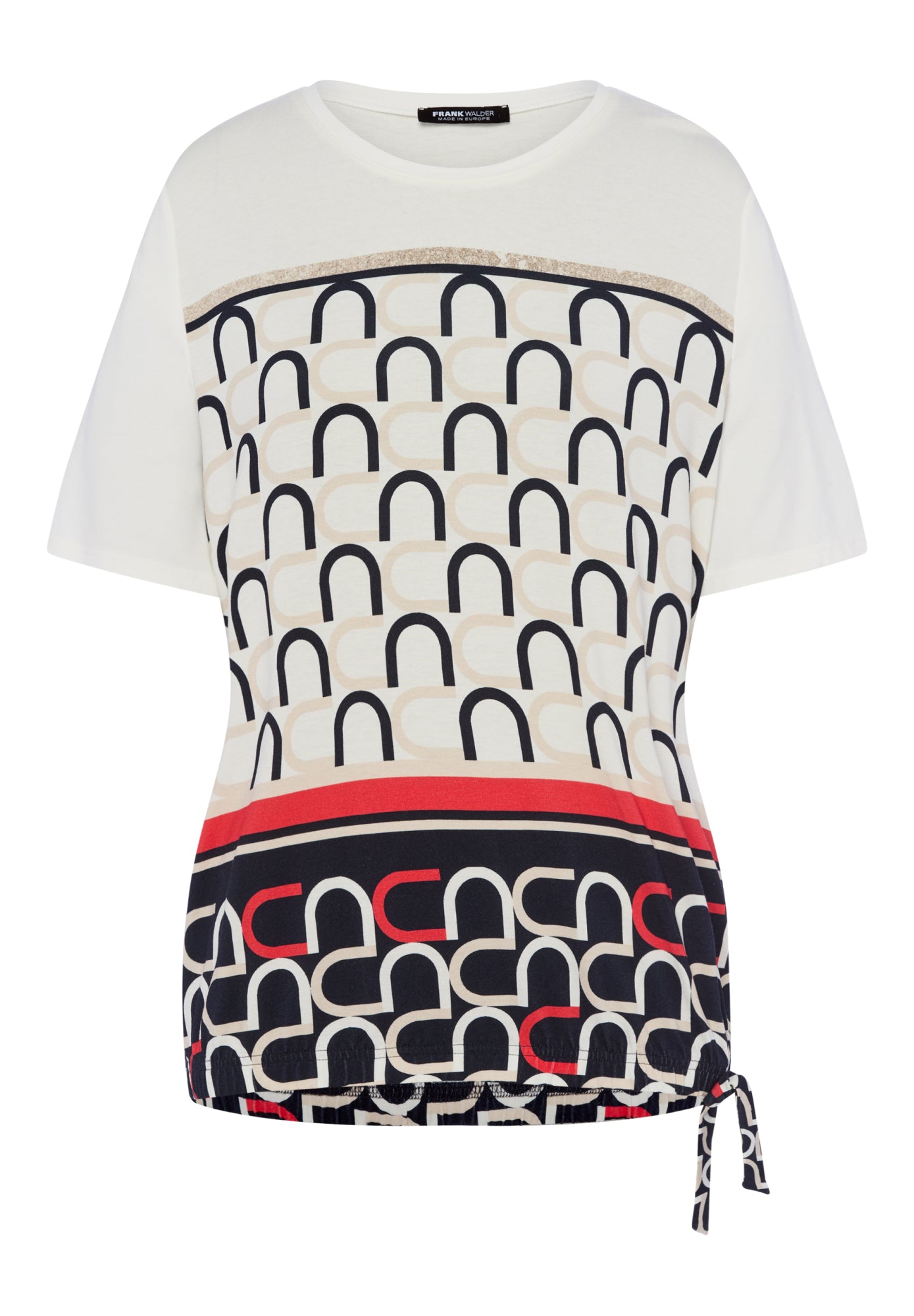 Frank Walder T-Shirts  creme