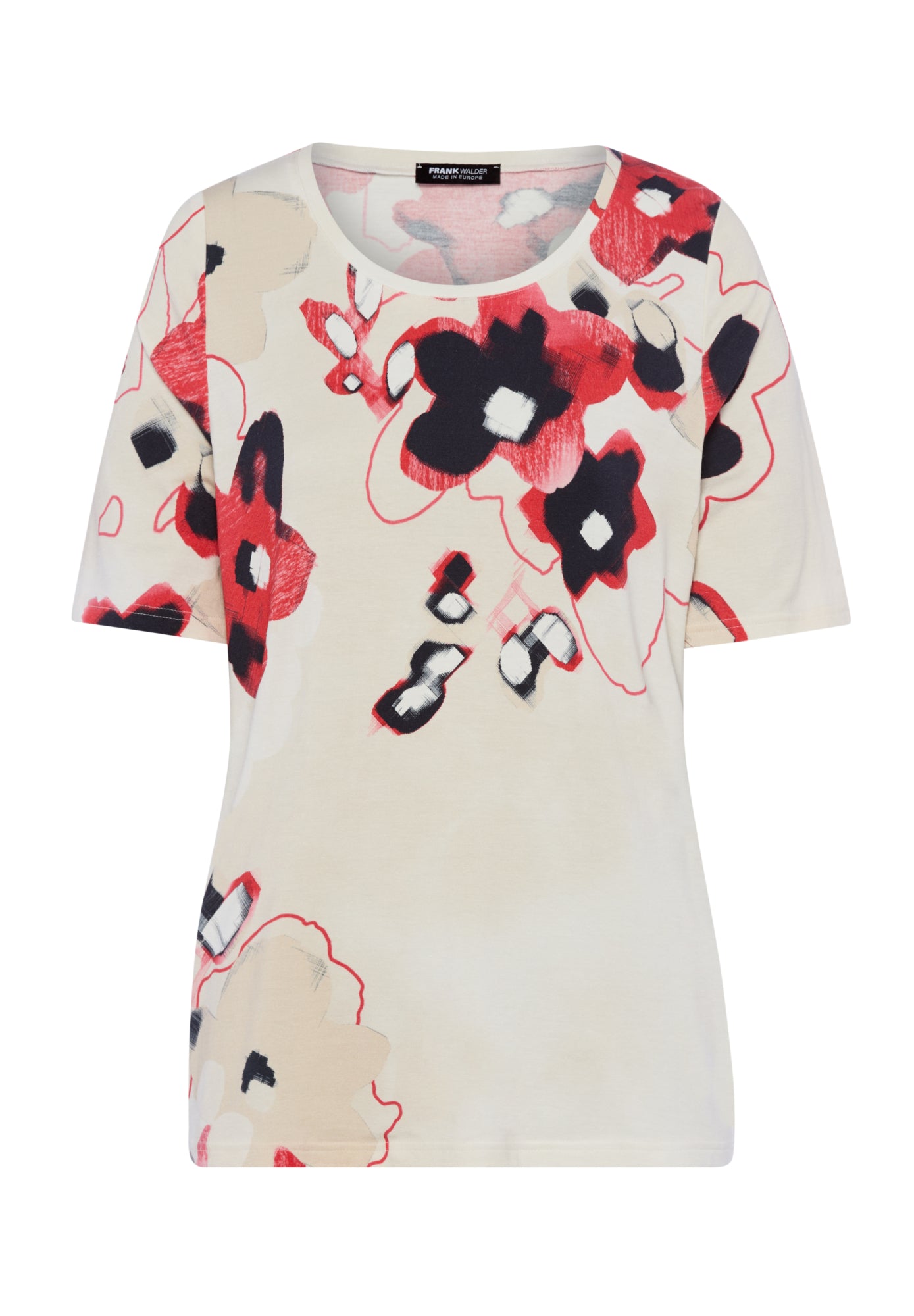 Frank Walder T-Shirts  creme