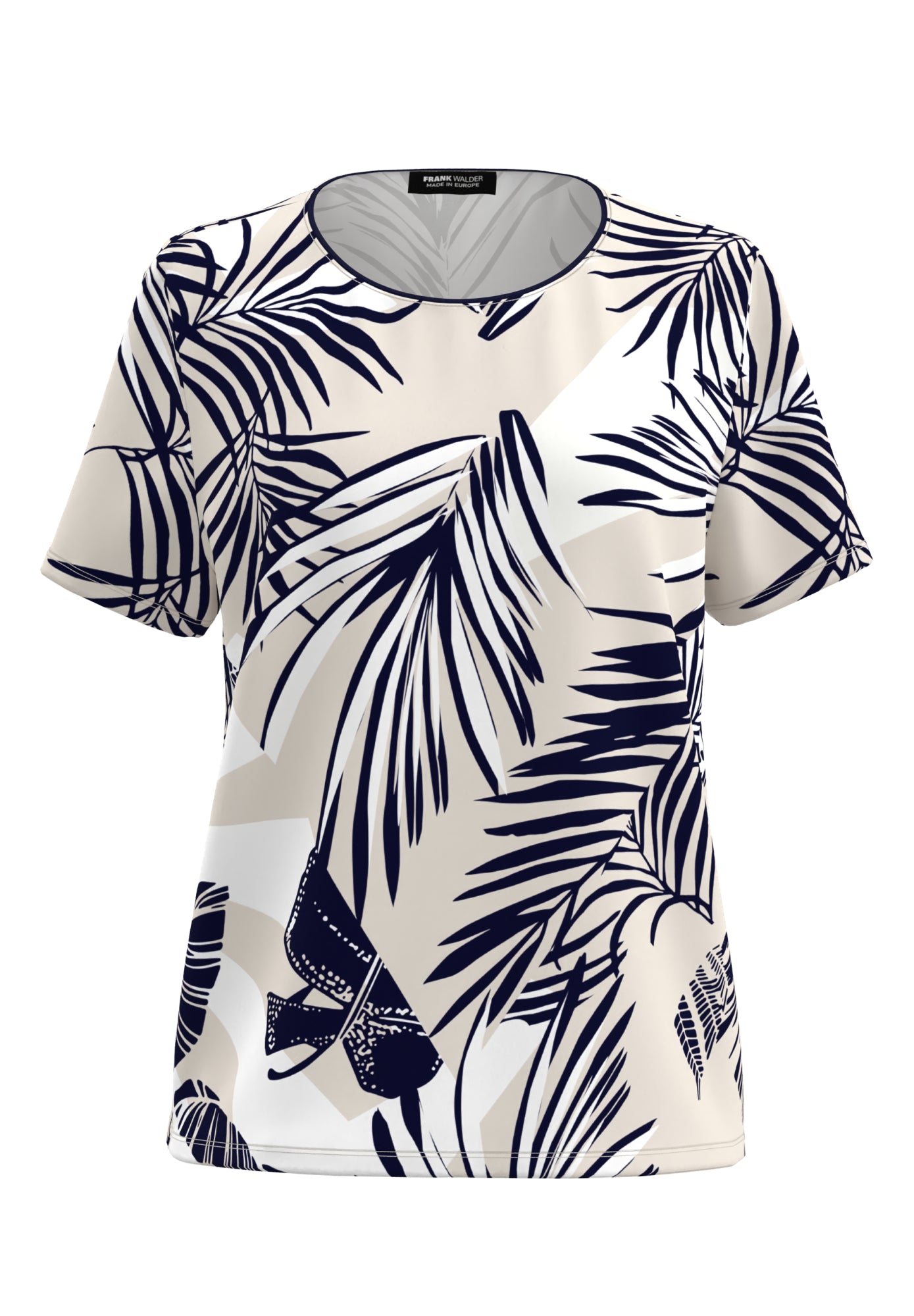 Frank Walder T-Shirts  creme