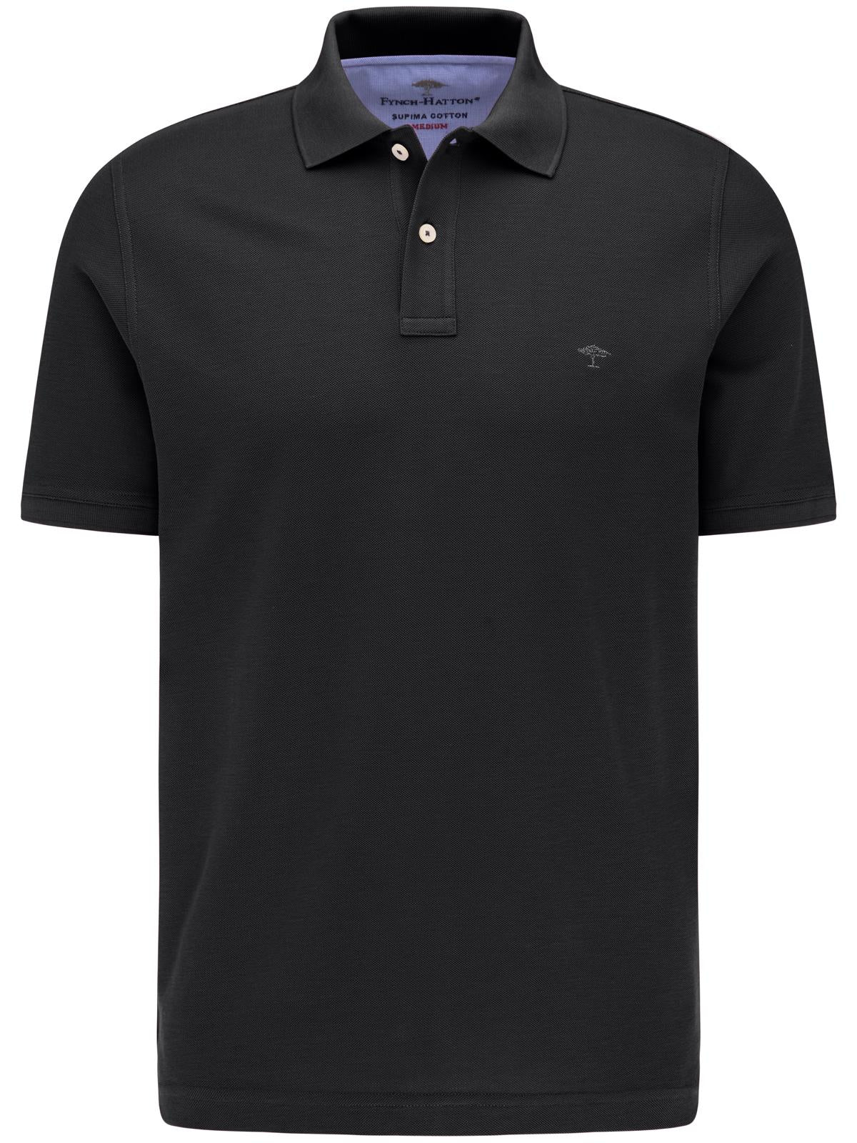 Fynch-Hatton Poloshirts  schwarz