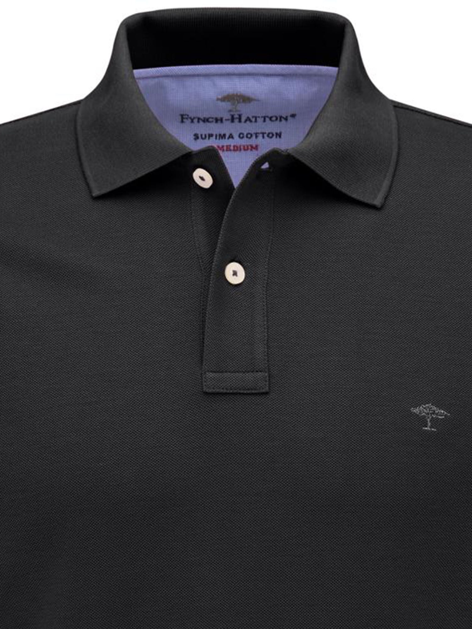 Fynch-Hatton Poloshirts  schwarz