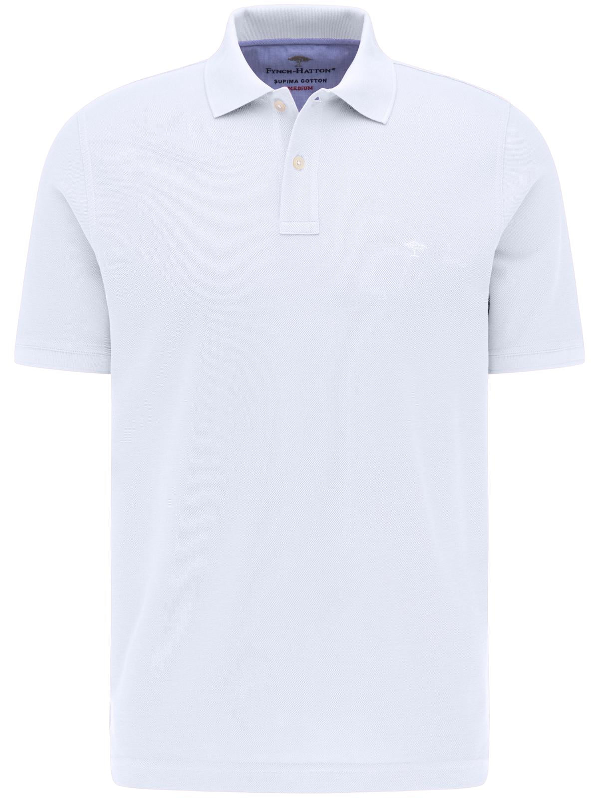Fynch-Hatton Poloshirts  weiß