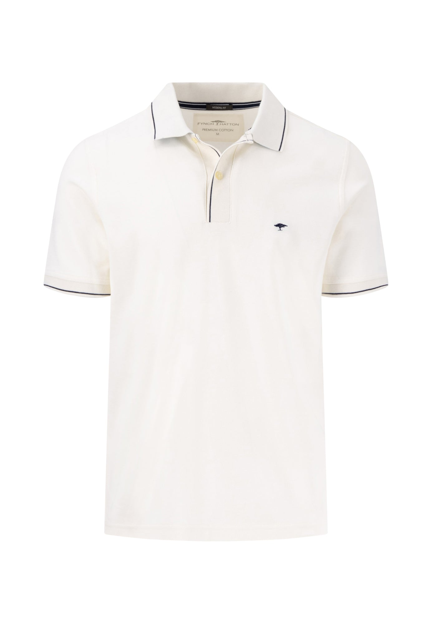 Fynch-Hatton Poloshirts  weiß