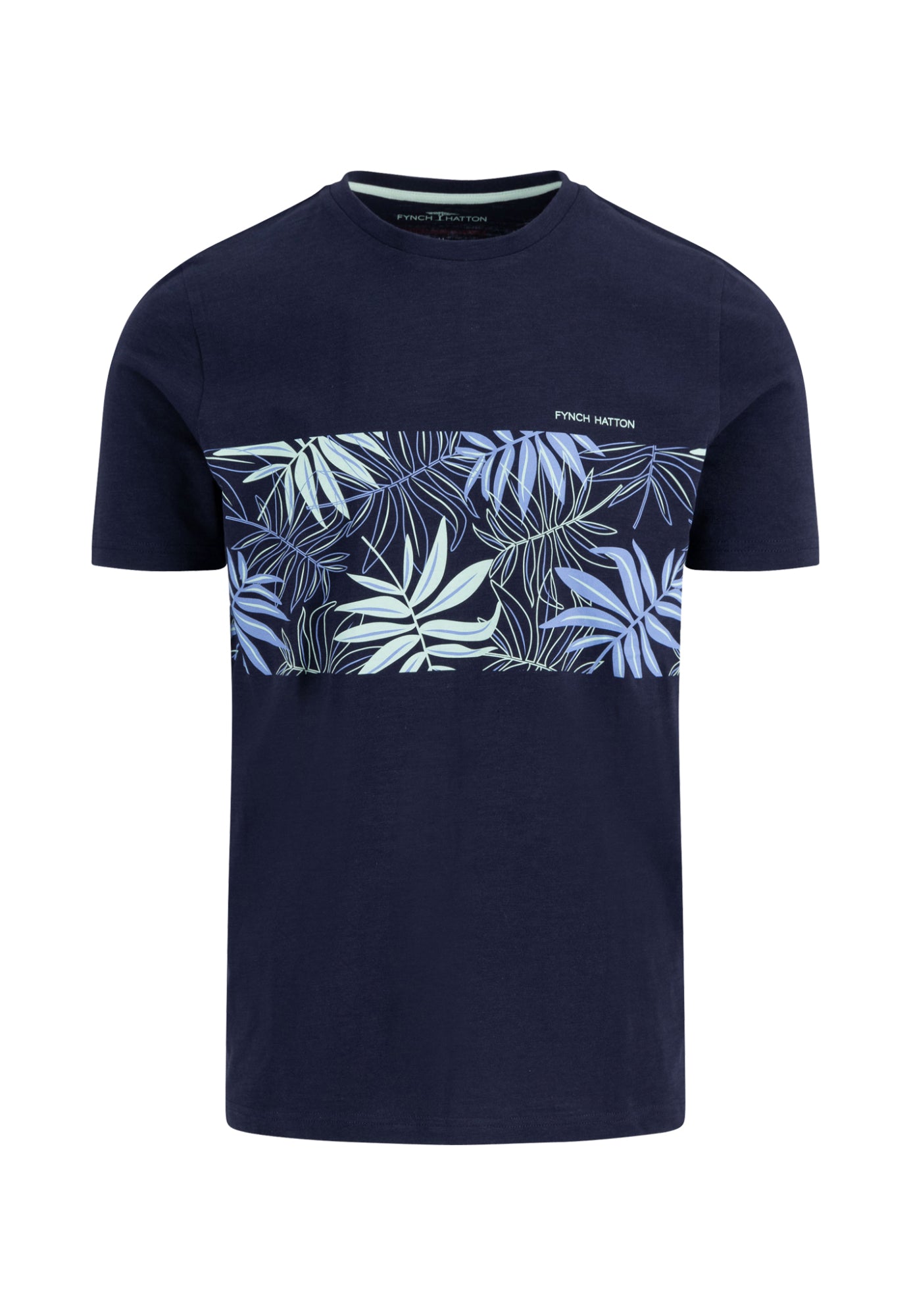 Fynch-Hatton T-Shirts  dunkelblau