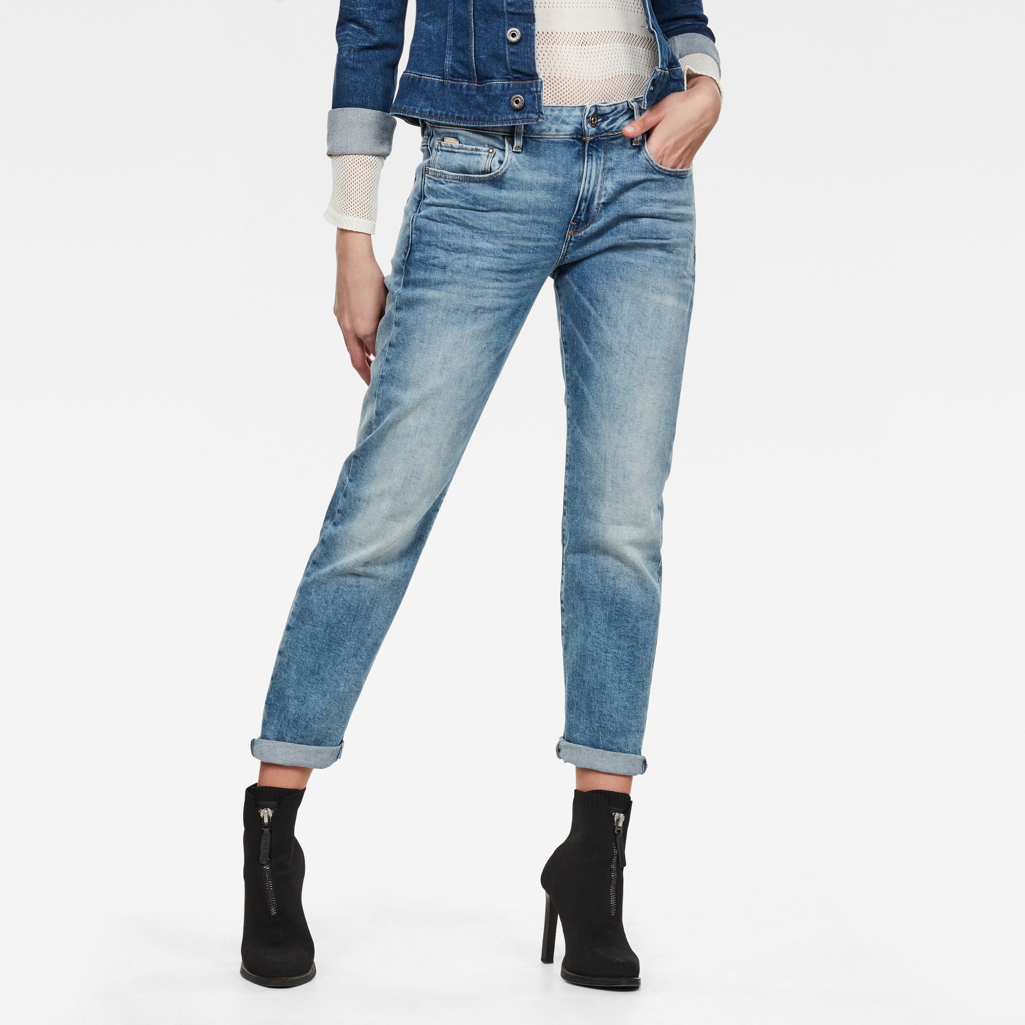 G-Star RAW Skinny, Slim  blau
