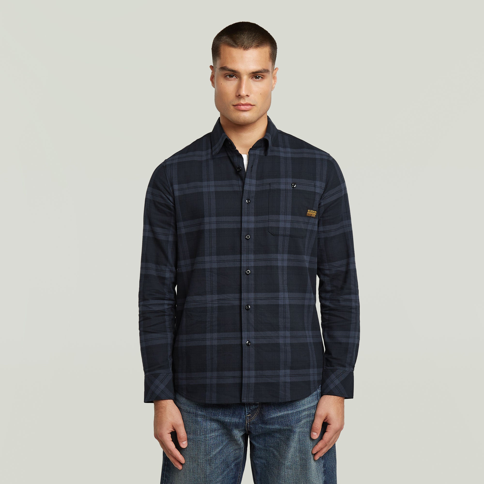 G-Star RAW Hemden  dunkelblau