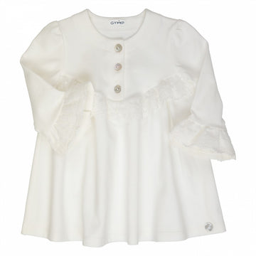 Kleid mit Spitzenrüschen