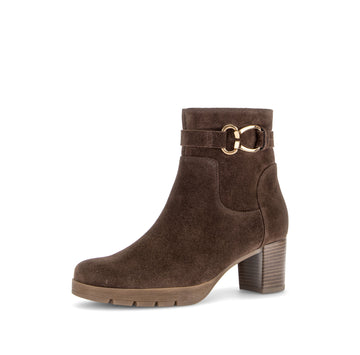 Elegante Stiefelette aus Rauleder