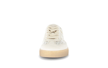 Sneaker Low aus Leder-Materialmix