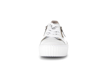 Sneaker aus Glattleder