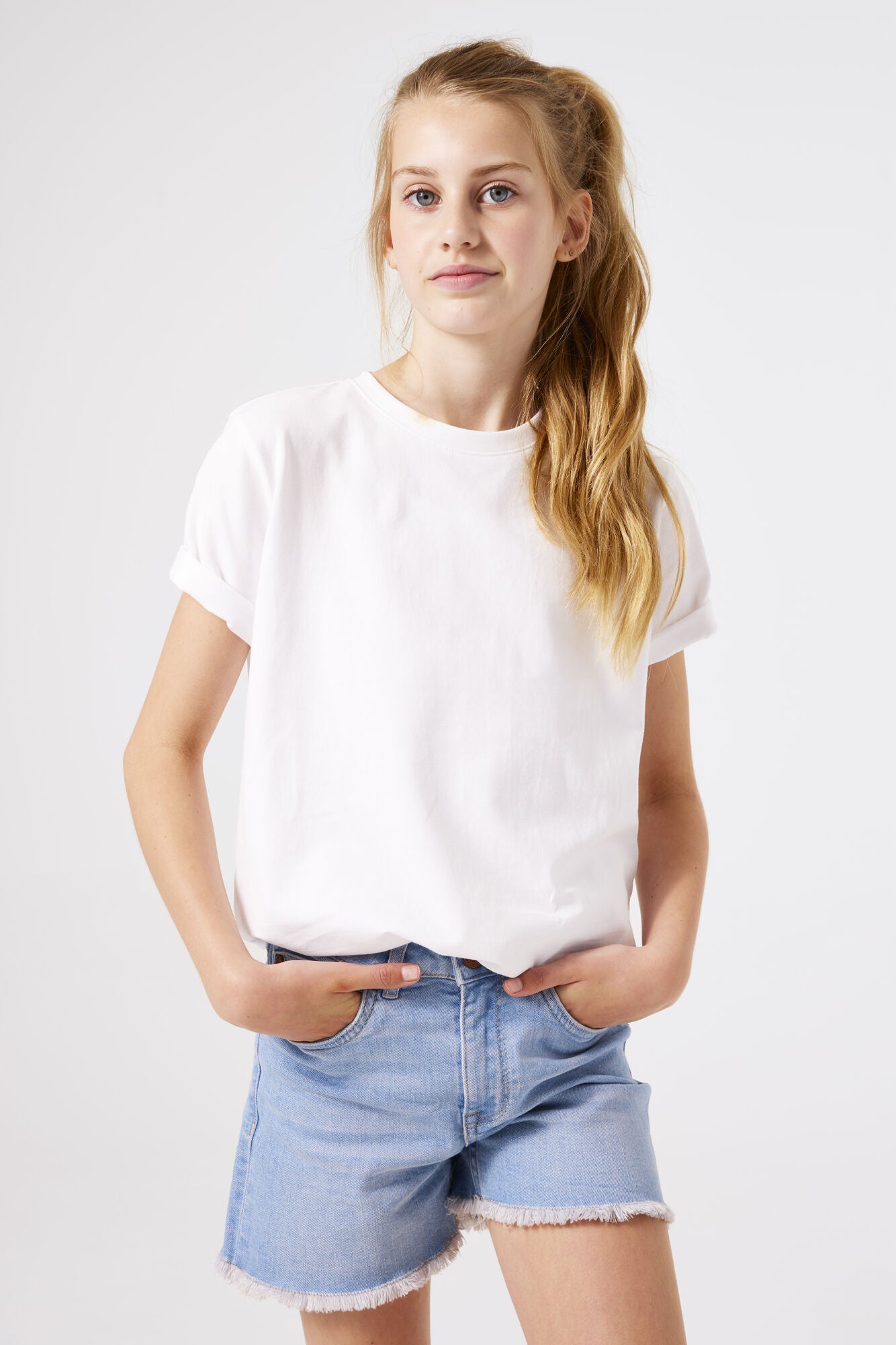 Garcia Jeans & Hosen  hellblau