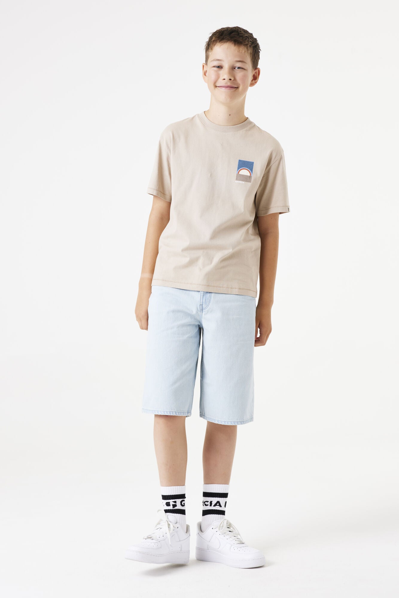 Garcia Jeans & Hosen  hellblau