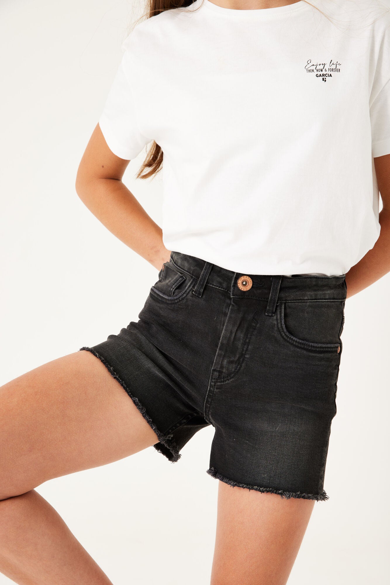 Garcia Jeans & Hosen  schwarz