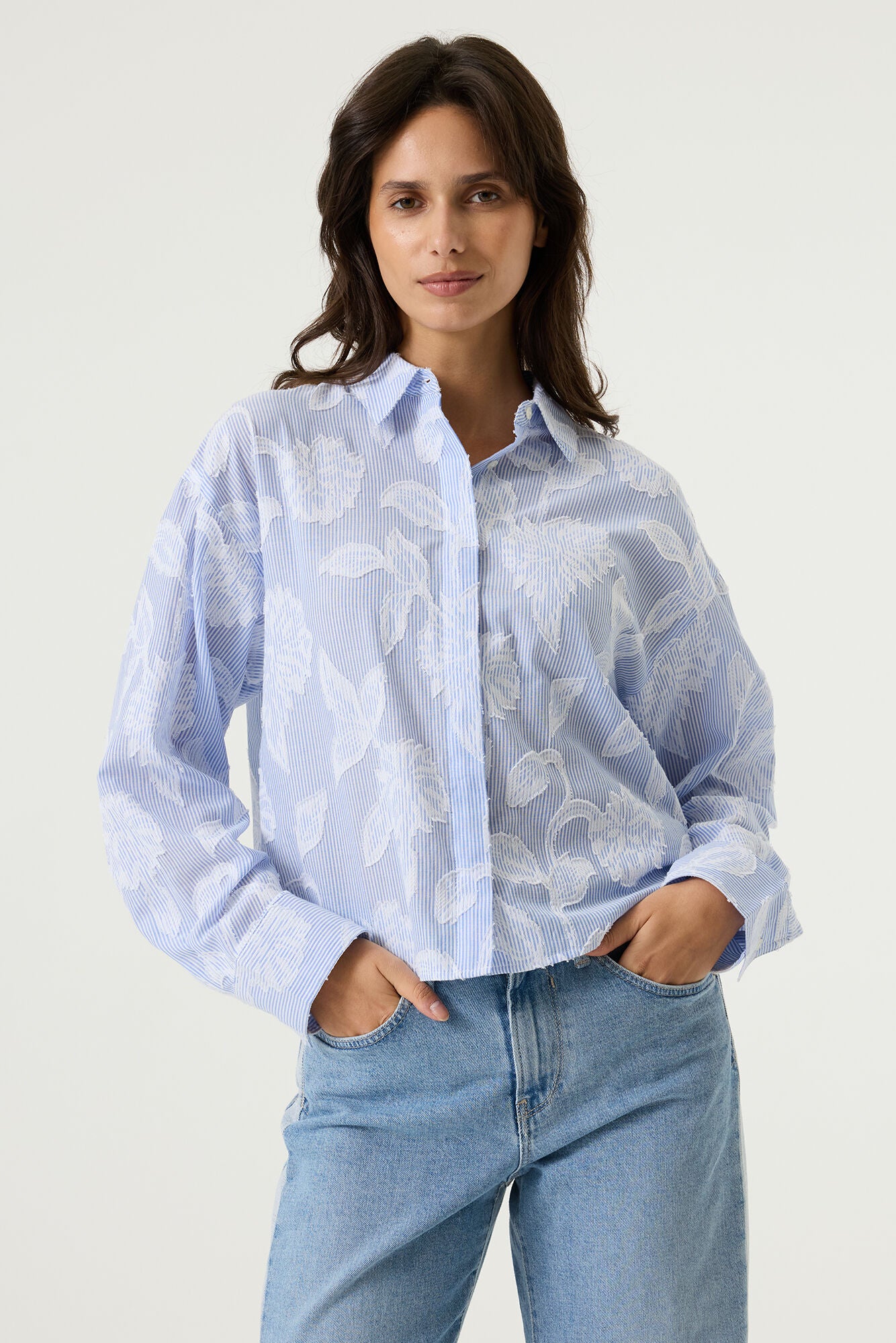 Garcia Blusen  hellblau